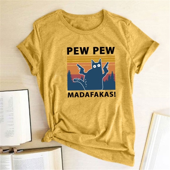 Short Sleeve Pew Maddakas T-Shirt European Size Top - Picture 4 of 15